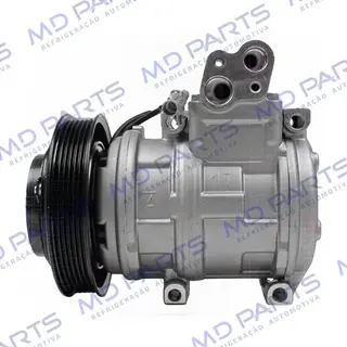 Compressor 10P15C Toyota Corolla Maio 2002 Até 2007 - 12 Volts Polia 6pk 140mm R134a OEM: 447.170.0650
