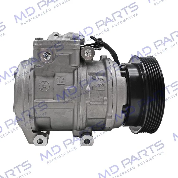 Compressor 10PA17 Doowon Kia Sportage / New Sportage Gasolia 2.0/2.7 8 Válvulas 2007>/ Hyundai Tucson - 12 Volts Polia 6pk 128mm — foto 5