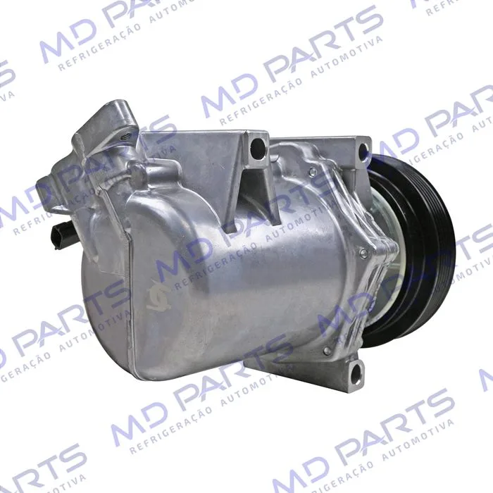 Compressor Calsonic Renault Logan/ Sandero 2013 Até 2017 OEM: 8201025121 - 12 Volts Polia 6pk 125mm — foto 6