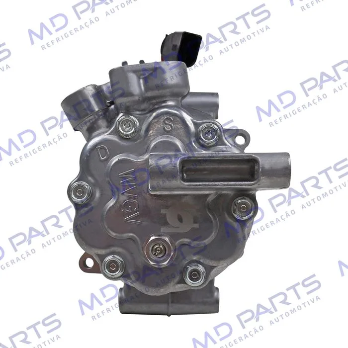 Compressor Modelo Sanden Volkswagen Saveiro 2014>/ Fox 2015>/ Voyage 2014>/ Gol 2014> Motor 1.6 MSI - 12 Volts Polia 6pk 110mm OEM: 5V0820803F/ 5U0820803F/ 6RD820803C — foto 7