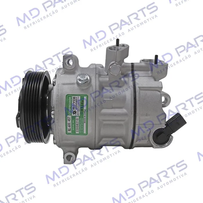 Compressor Modelo Sanden PXE16 Volkswagen Jetta 2011>/ Passat/ Tiguan TSI Motor 2.0 Aspirado/ Audi A4/ Audi A3 Nova - Sentido Anti-Horário OEM: 5C0820803G