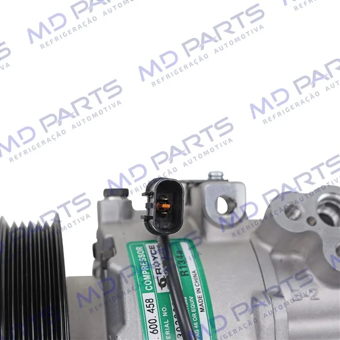 Compressor Modelo Doowon DVE 14N Hyundai Nova Tucson 2018> Mangueira 19MM/ Creta 1.6 2017> - 12 Volts 6pk 125mm OEM: DWP300134460 — foto 8