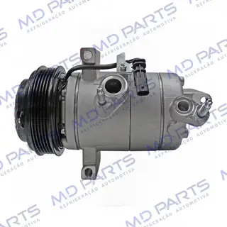 Compressor Chevrolet Onix/ Onix Plus Turbo 3 Cilindros 2020>/ Tracker 1.0/1.2 3cc Turbo 2020> - 12 Volts Polia 5pk 117mm OEM: 26304809/ 26297905