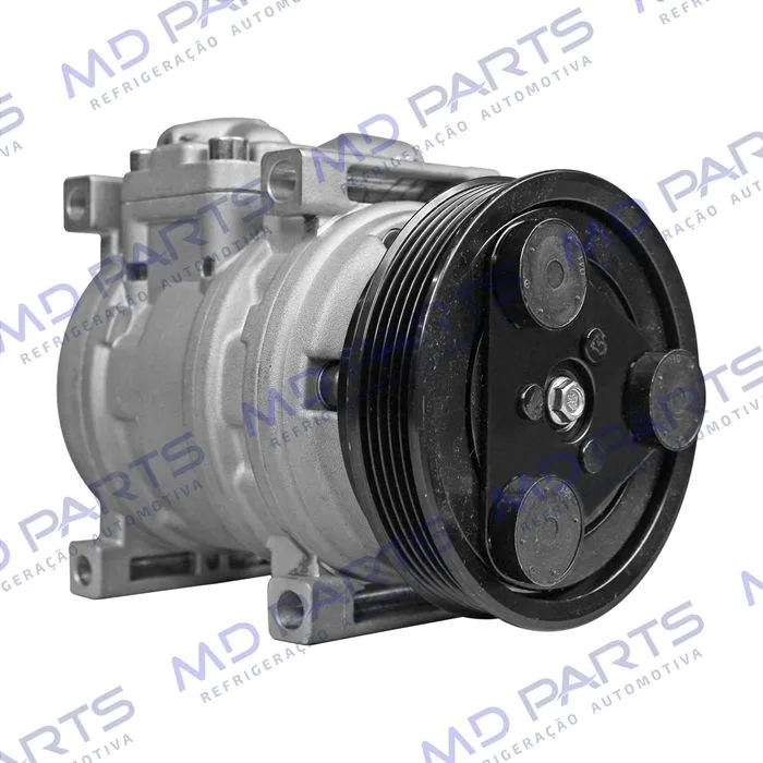 Compressor Modelo Halla HS09 Kia Picanto 1.0 Flex 4 Cilindros 2006> - 12 Volts Polia 5pk 121mm OEM: 977011Y000 — foto 4