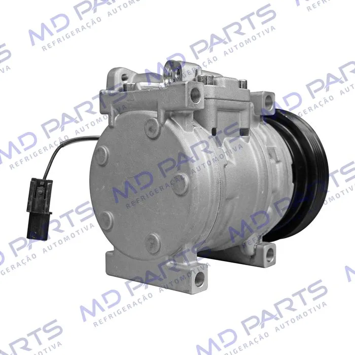 Compressor Modelo Halla HS09 Kia Picanto 1.0 Flex 4 Cilindros 2006> - 12 Volts Polia 5pk 121mm OEM: 977011Y000 — foto 6