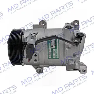 Compressor Honda Civic Motor 1.5 Turbo Geração 10 2017> - 12 Volts Polia 7pk 114mm OEM: 6CVC140E
