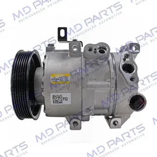 Compressor Original Hyundai Nova Tucson 2018> Mangueira 19MM / Creta 1.6 2017> - 12 Volts 6pk 125mm OEM: DWP300134460