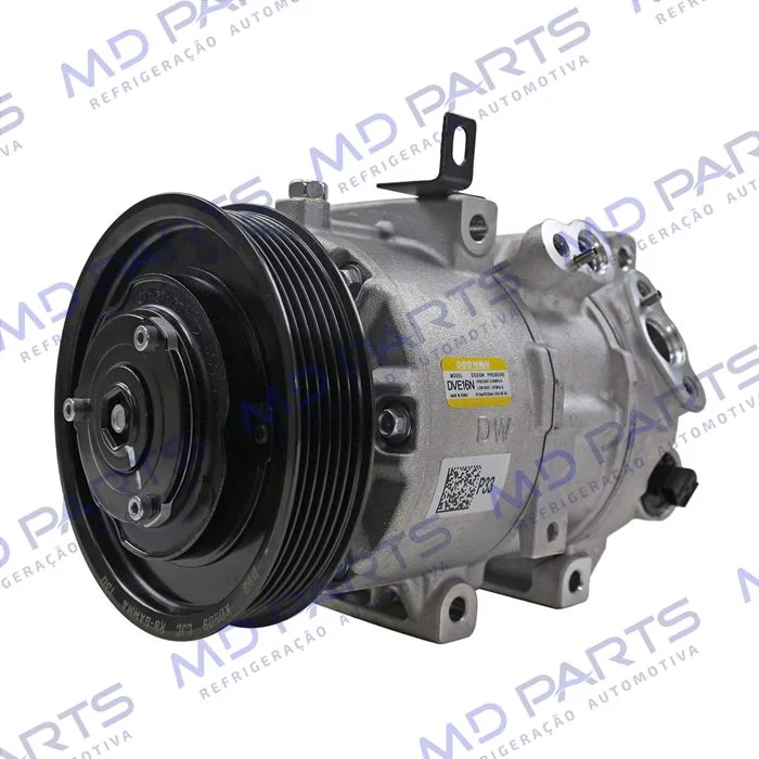 Compressor Original Hyundai Nova Tucson 2018> Mangueira 19MM / Creta 1.6 2017> - 12 Volts 6pk 125mm OEM: DWP300134460 — foto 2