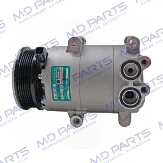 Compressor Ford Focus Motor 1.6 2013 Até 2015 - 12 Volts Polia 6pk 117mm OEM: AV61-19D629-C2C