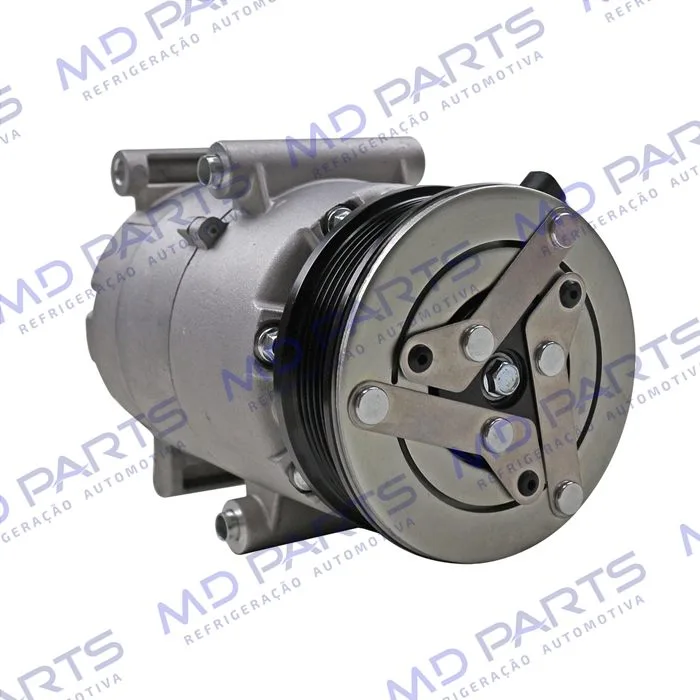 Compressor Ford Focus Motor 1.6 2013 Até 2015 - 12 Volts Polia 6pk 117mm OEM: AV61-19D629-C2C — foto 4