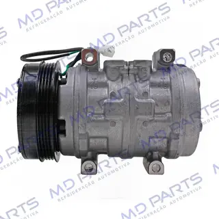 Compressor Modelo Denso 10P15 Caminhão Volkswagen Constellation Motor MAN 2012 > - 24 Volts Polia 4pk 125mm OEM: 2T2820803A