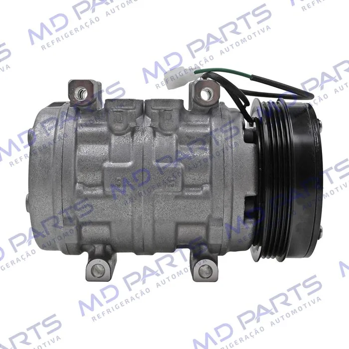 Compressor Modelo Denso 10P15 Caminhão Volkswagen Constellation Motor MAN 2012 > - 24 Volts Polia 4pk 125mm OEM: 2T2820803A — foto 5