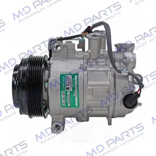 Compressor Modelo Sanden Mercedes Benz Sprinter 314/ 415/ 416/ 516 2020> - 12 Volts Polia 6pk 114mm OEM: A0008303902/ A0008303202/ A0008304400