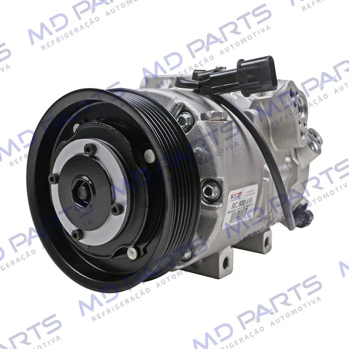Compressor Modelo Doowon Kia Sorento 4 Cilindros DV18 2014> - 12 Volts Polia 6pk 123mm — foto 2