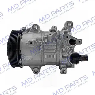 Compressor Modelo Denso 6SES14C Toyota Corolla 2020> Motor 2.0 Flex - 12 Volts Polia 6pk 125mm