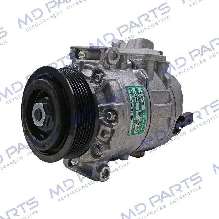 Compressor Modelo Denso 6SEU14C Volkswagen Amarok Diesel 2010 Até 2017 - 12 Volts Polia 6pk 105mm OEM:7E0820803J — foto 2