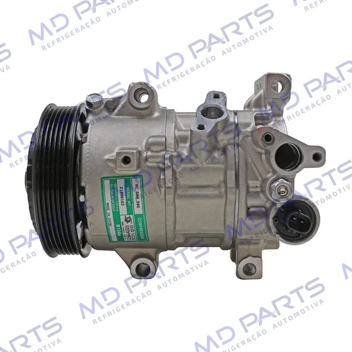 Compressor 6SES14C Toyota Corolla 2013 Até 2019 Motor 1.8/2.0 - 12 Volts Polia 6pk 125mm
