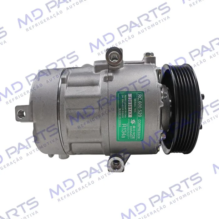 Compressor Modelo Doowon DVE 16N Hyundai Creta 2.0 2017>/ Kia Sportage Motor 2.0 2017 Até 2020 - Conexão 19MM - 12 Volts Polia 6pk 120mm — foto 4