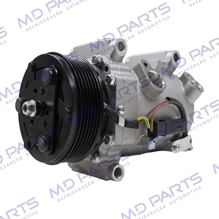 Compressor Citroën C4 Cactus 1.6 Aspirado 2019>/ Peugeot 208 2021 - 12 Volts Polia 6pk OEM: 9827596380 — foto 2