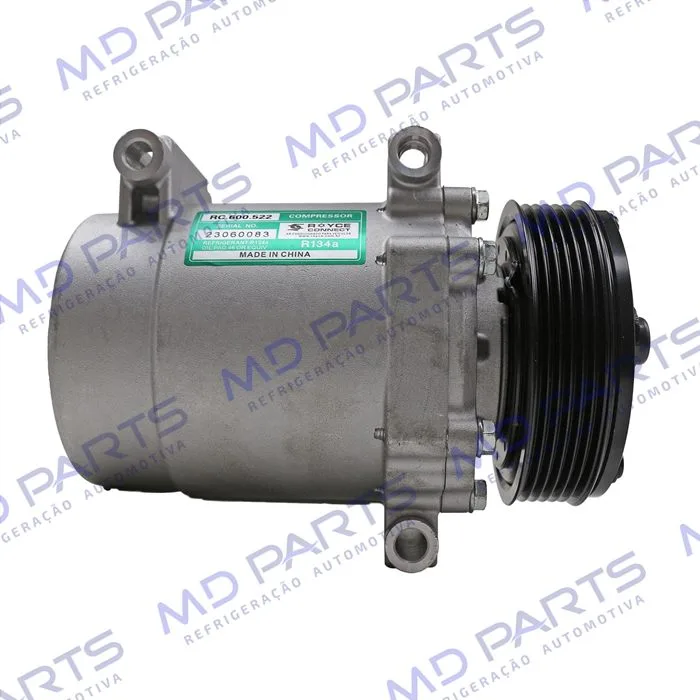 Compressor Citroën C4 Cactus 1.6 Aspirado 2019>/ Peugeot 208 2021 - 12 Volts Polia 6pk OEM: 9827596380 — foto 4