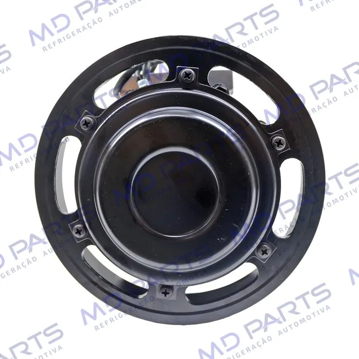 Compressor Modelo Sanden 5271A AB7H15AB Caminhão Volvo FH 2020> - 24 Volts Polia 8pk 180mm OEM: 84472607 — foto 5