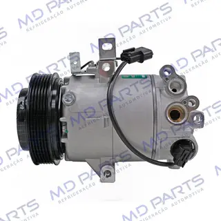 Compressor Modelo HCC Hyundai Elantra 1.8 2011 A 2014 - 12 Volts Polia 6pk OEM: ATBDE03