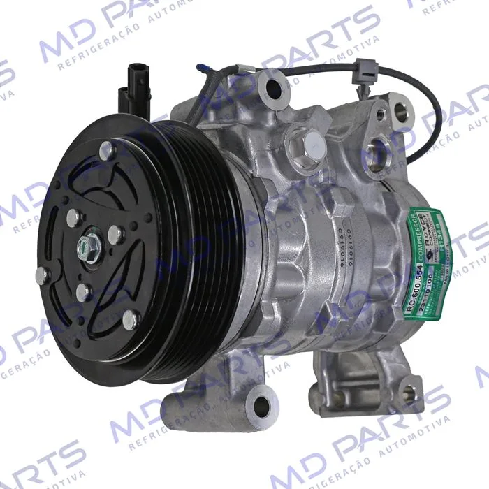 Compressor Modelo Denso 10SRE11C Honda City 1.5 Aspirado 2022> - 12 Volts Polia 6pk OEM: BC447280-5980 — foto 2