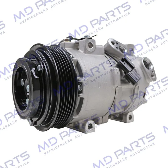 Compressor Modelo Doowon DV14N Hyundai Creta 1.0 Turbo TGDI 2022> - 12 Volts Polia 6pk — foto 2