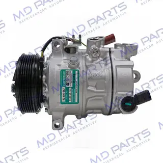 Compressor Modelo Sanden Volkswagen Polo 1.0 TSI/ T-Cross 1.0 TSI 2022>/ Virtus 1.4 Turbo 2022> - 12 Volts 6pk 110mm OEM: 3Q0816803E