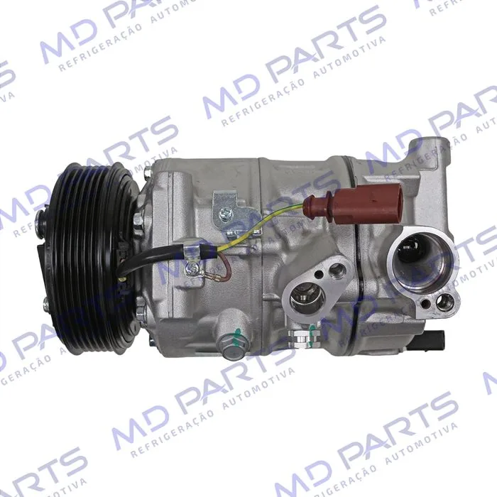 Compressor Modelo Sanden Volkswagen Polo 1.0 TSI/ T-Cross 1.0 TSI 2022>/ Virtus 1.4 Turbo 2022> - 12 Volts 6pk 110mm OEM: 3Q0816803E — foto 6