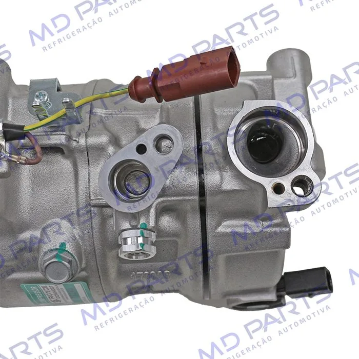 Compressor Modelo Sanden Volkswagen Polo 1.0 TSI/ T-Cross 1.0 TSI 2022>/ Virtus 1.4 Turbo 2022> - 12 Volts 6pk 110mm OEM: 3Q0816803E — foto 7