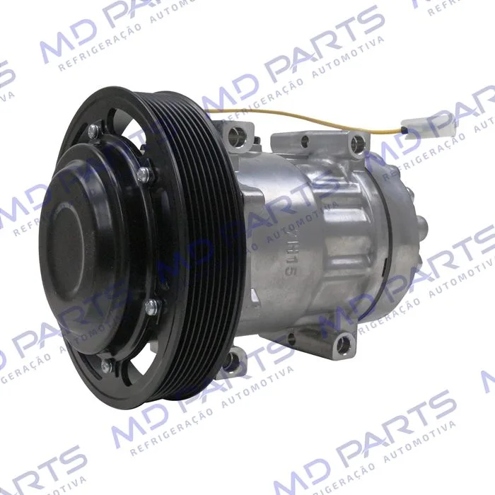 Compressor 7H15 4116U Caminhão Volvo FM/ FMX / FH 2008 Até 2019 - 24 Volts Polia 8pk 180 MM OEM: 20587125/ 85000458/ 84094705/ 85000458 — foto 2