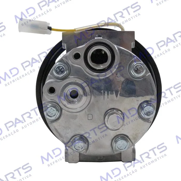Compressor 7H15 4116U Caminhão Volvo FM/ FMX / FH 2008 Até 2019 - 24 Volts Polia 8pk 180 MM OEM: 20587125/ 85000458/ 84094705/ 85000458 — foto 5