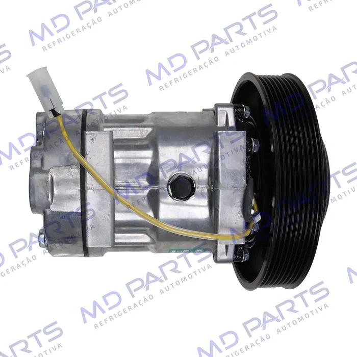 Compressor 7H15 4116U Caminhão Volvo FM/ FMX / FH 2008 Até 2019 - 24 Volts Polia 8pk 180 MM OEM: 20587125/ 85000458/ 84094705/ 85000458 — foto 6