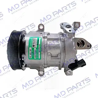 Compressor Modelo Denso 5SES10C Toyota Corolla Cross 2022> Motor 2.0 - 12 Volts Polia 6pk OEM: 447250-6230