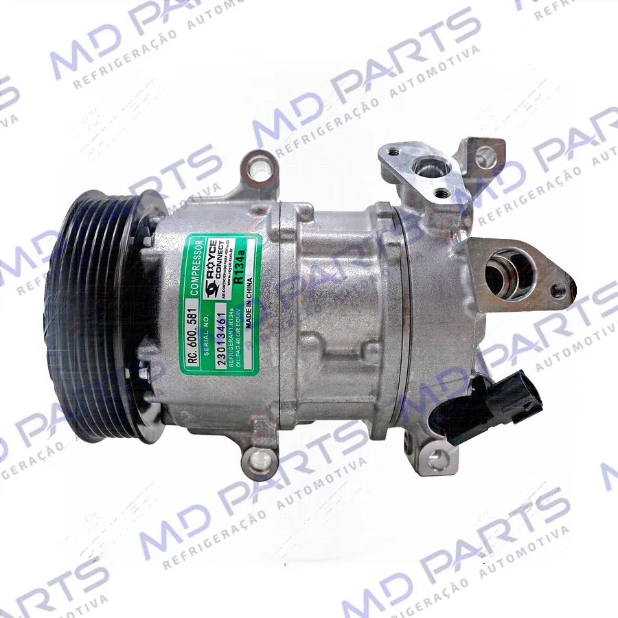 Compressor Modelo Denso 5SES10C Toyota Corolla Cross 2022> Motor 2.0 - 12 Volts Polia 6pk OEM: 447250-6230