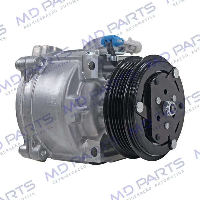 Compressor Scroll Chevrolet Prisma 2013>/ Onix/ Sonic 1.8/ Spin/ Cobalt 1.8 - 12 Volts Polia 5pk 99mm OEM: 52039087/ 52067902/ 52149016/ 52093071 — foto 3