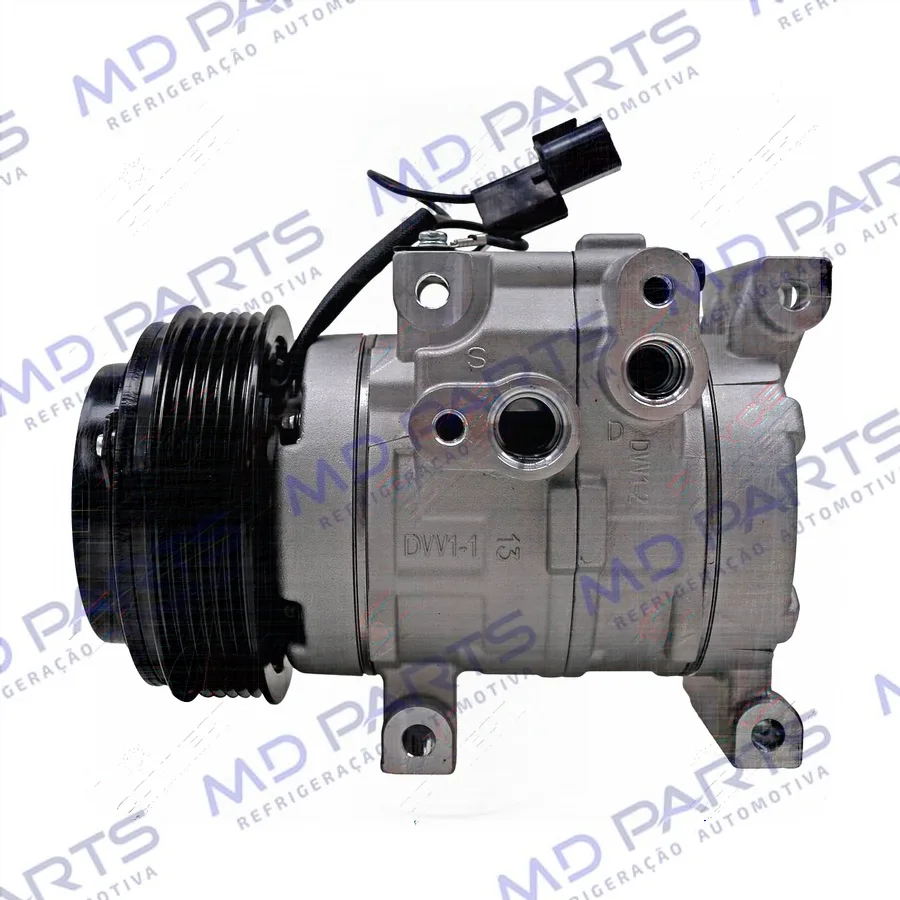 Compressor Modelo DF11 Hyundai HB20 1.0 Motor Aspirado 2020>- 12 Volts Polia 6pk OEM: 97701-R1000 / 221-0035