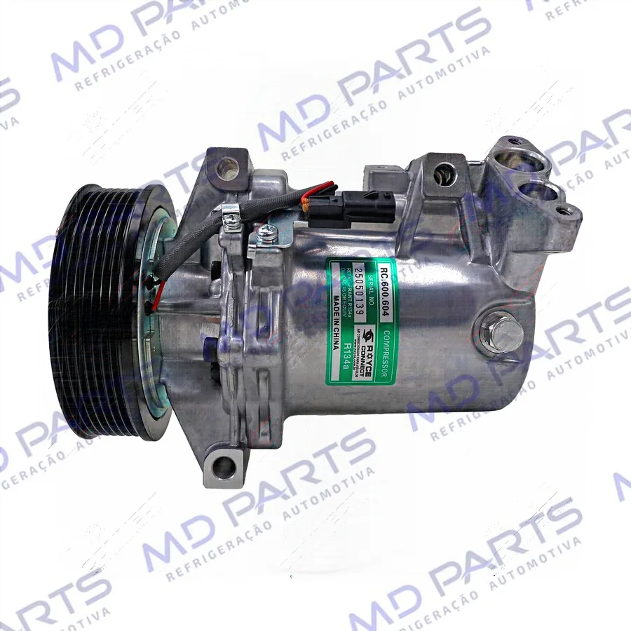 Compressor Modelo Calsonic Renault Sandero/ Duster/ Oroch Motor 2.0 - 12 Volts Polia 7pk OEM: 926003859R