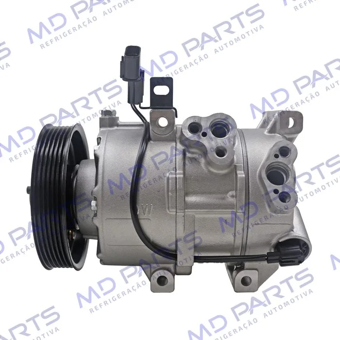 Compressor Modelo Doowon Hyundai Nova Tucson 2018> Conexão 16MM - 12 Volts Polia 6pk 125mm