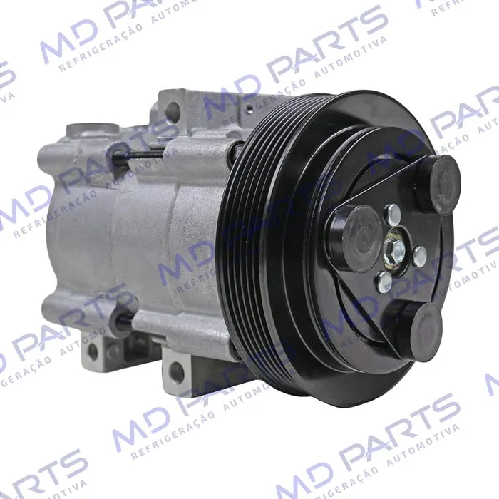 Compressor Fic Ford FS10 FX15 Fiesta / Ka / F250 Gasolina / Ecosport 1.6/ Hyundai Elantra - 12 Volts Polia 6pk 148mm R134a — foto 4