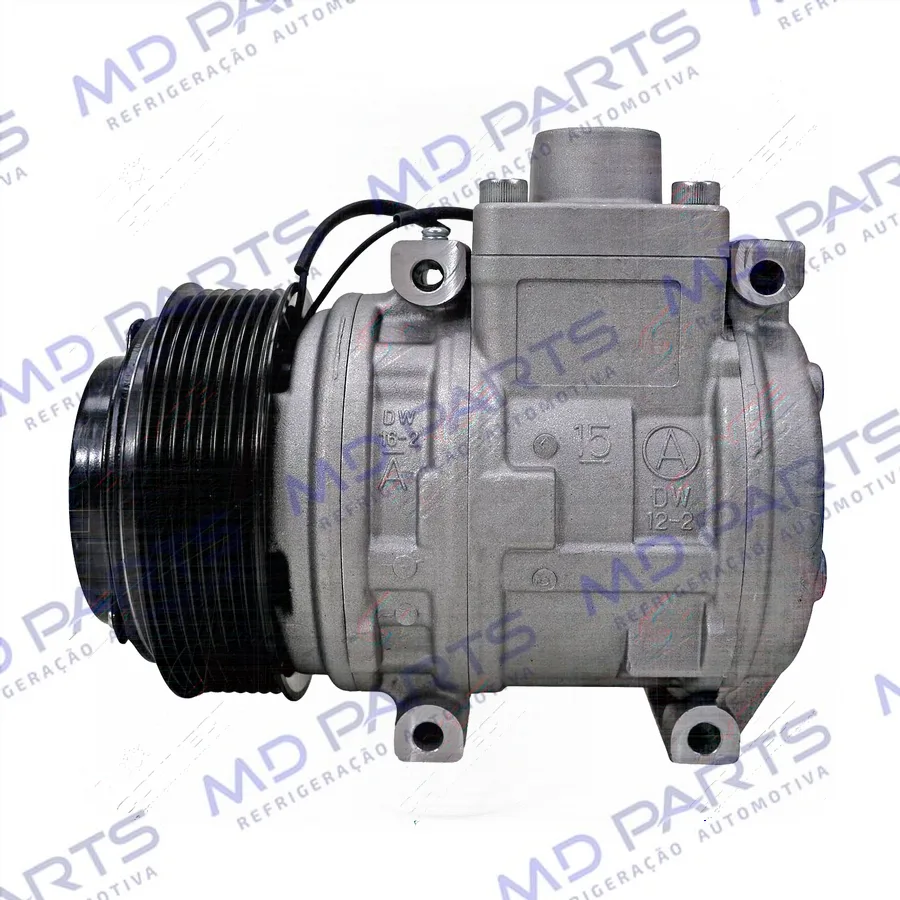 Compressor Ar Condicionado Modelo Valeo DKS15 Caminhão Volkswagen Delivery Express 2019> - 12 Volts Polia 8pk 125mm