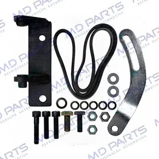 Suporte do Compressor 5H14 / 7H15 Polia Fiat 6pk Caminhão Iveco Nova 3510 / 4912 / 5013 Instalação
