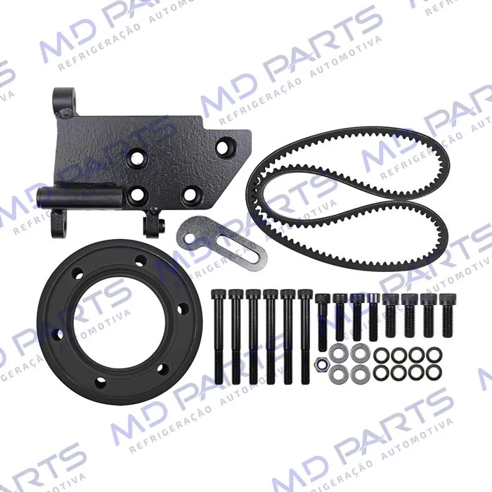 Suporte do Compressor Modelo 5H14/7H15 Polia 2A Caminhão MB Accelo/Atego 915/1016/1315/1318/1620 Eletrônico