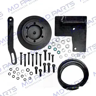 Suporte do Compressor Modelo 5H14/7H15 Polia 1A Caminhão Volkswagen 5-140 Freio Óleo/8-150/15-170 Delivery Eletro MWM