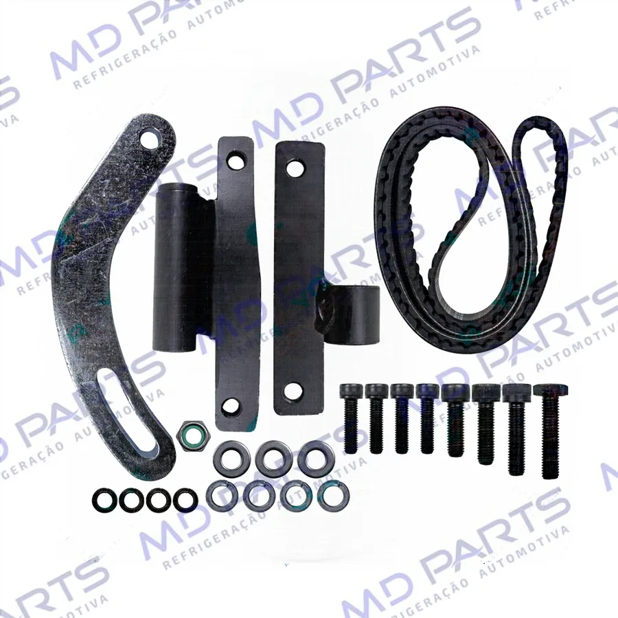 Suporte do Compressor 7H15/5H14 6/8Pk Saida Traseira Caminhão Fiat Iveco Stralis 380/410/420