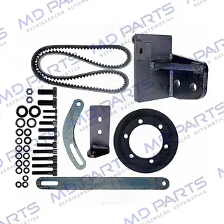 Suporte do Compressor 5H14 / 7H15 Polia 2A Caminhão Volvo VM240 / VM260 / VM360 Motor MWM