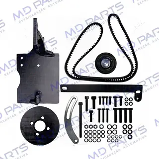 Suporte do Compressor 5H14 / 7H15 Polia 2A Caminhão Ford Cargo 712