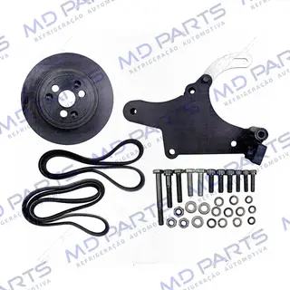Suporte do Compressor 5H14/7H15 6/8pk Fiat Fiorino / Doblo Fire sem Ar Condicionado Instalação