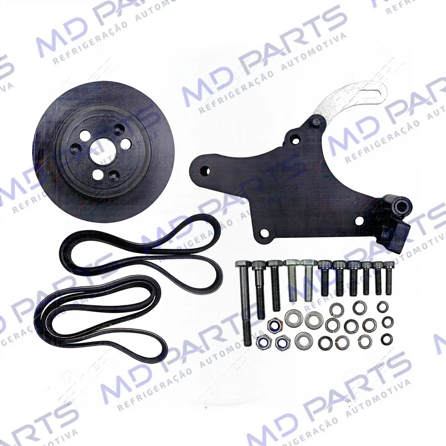 Suporte do Compressor 5H14/7H15 6/8pk Fiat Fiorino / Doblo Fire sem Ar Condicionado Instalação